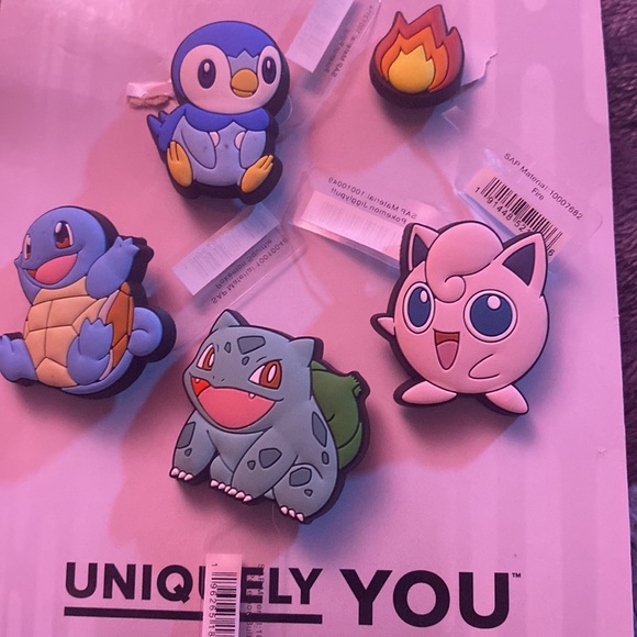 Croc Pokémon 10Jibbitz+Crossbody+Boba-tea ID🧋💛Pokémon Loungefly+Pikachu🗝⛓ - Picture 6 of 13